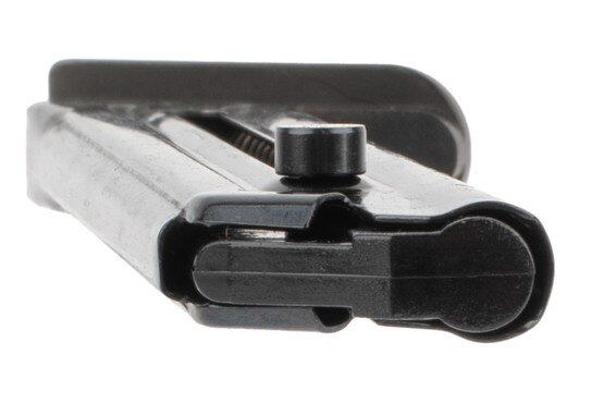 Browning Buckmark 22 LR magazine features a thumb stud for easy loading